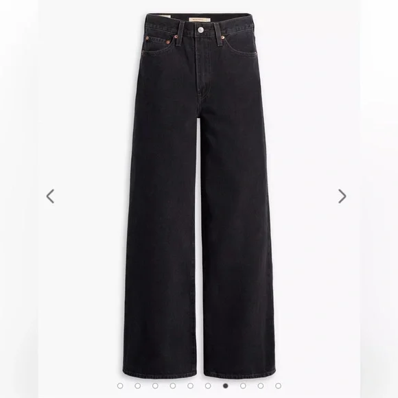 Levi's® Premium RIBCAGE WIDE LEG WOMEN'S JEANS Size 24 - Picture 10 of 12